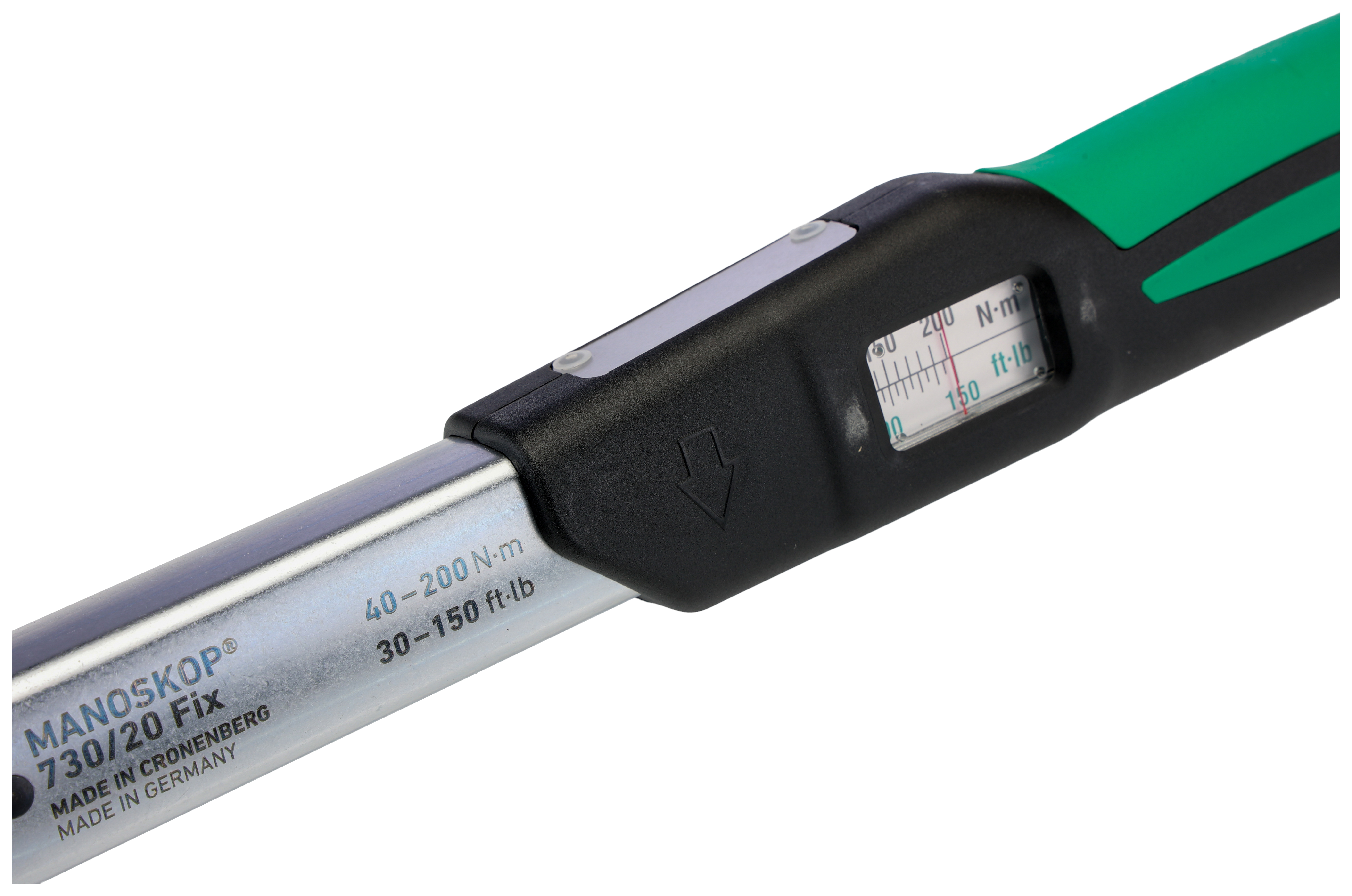 96503020 STAHLWILLE 730N/20 FIX Click Torque Wrench, 40 To 200 Nm, 14x18 mm mm Drive, Rectangular Drive, 467mm Overall