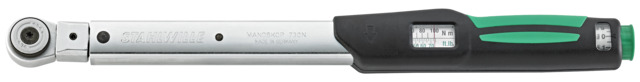 STAHLWILLE 30NR/10FK Click Torque Wrench, 20 To 100 Nm, 1/2 in Drive, Round Drive, 420mm Overall