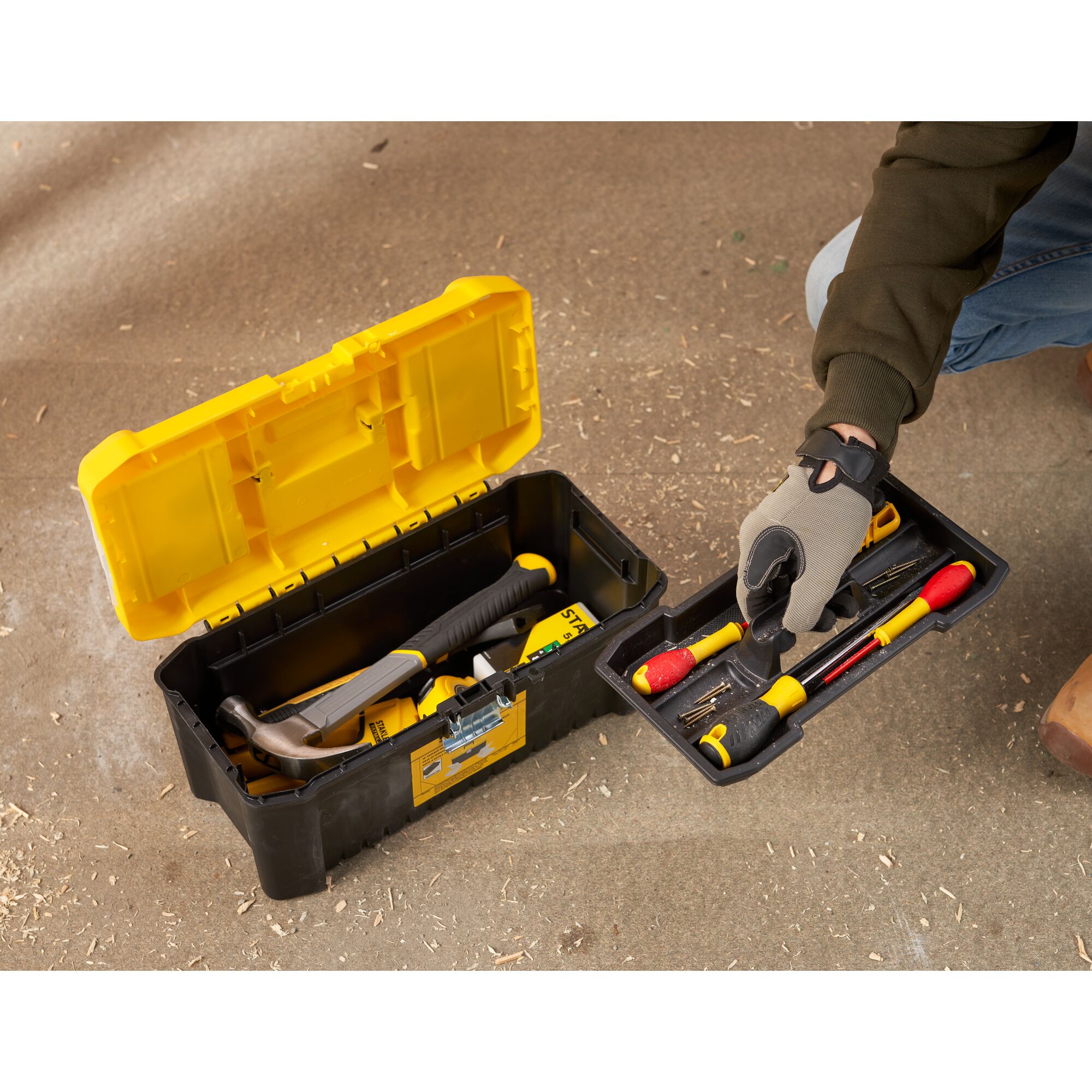 stst75785-1 Stanley 0 drawers  Plastic Tool Box, 415 x 217 x 200mm