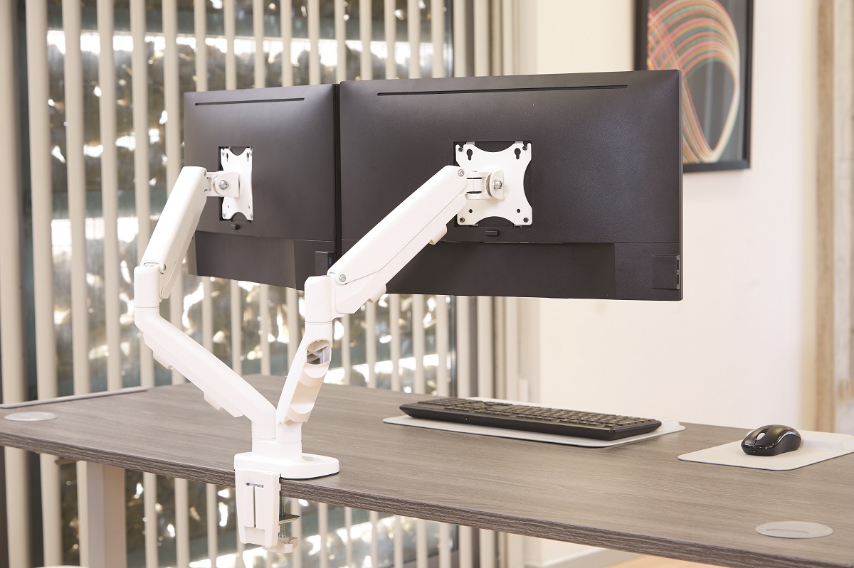 9683501 Fellowes Monitor Arm, Max 40 in Monitor, 2 Supported Display(s) Extension Arm