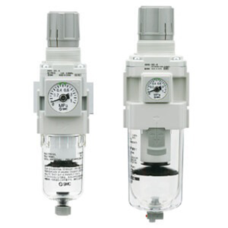 SMC AW Air Filter Regulator, 5μm, G 1/4, Automatic, 10bar