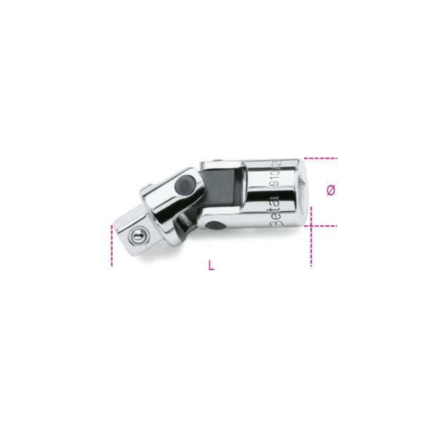 BETA 910/25 3/8 in Universal Universal Joint, 54.6 mm Overall