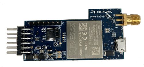 Renesas Electronics LTE Cat-M1 Cellular IoT Module LTE Expansion Board for RYZ014A RTKYZ014A0B00000BE