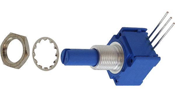 Bourns 96 10 kΩ Rotary Potentiometer 1-Turns 1-Gang Through Hole, 96R1A-R16-A15L