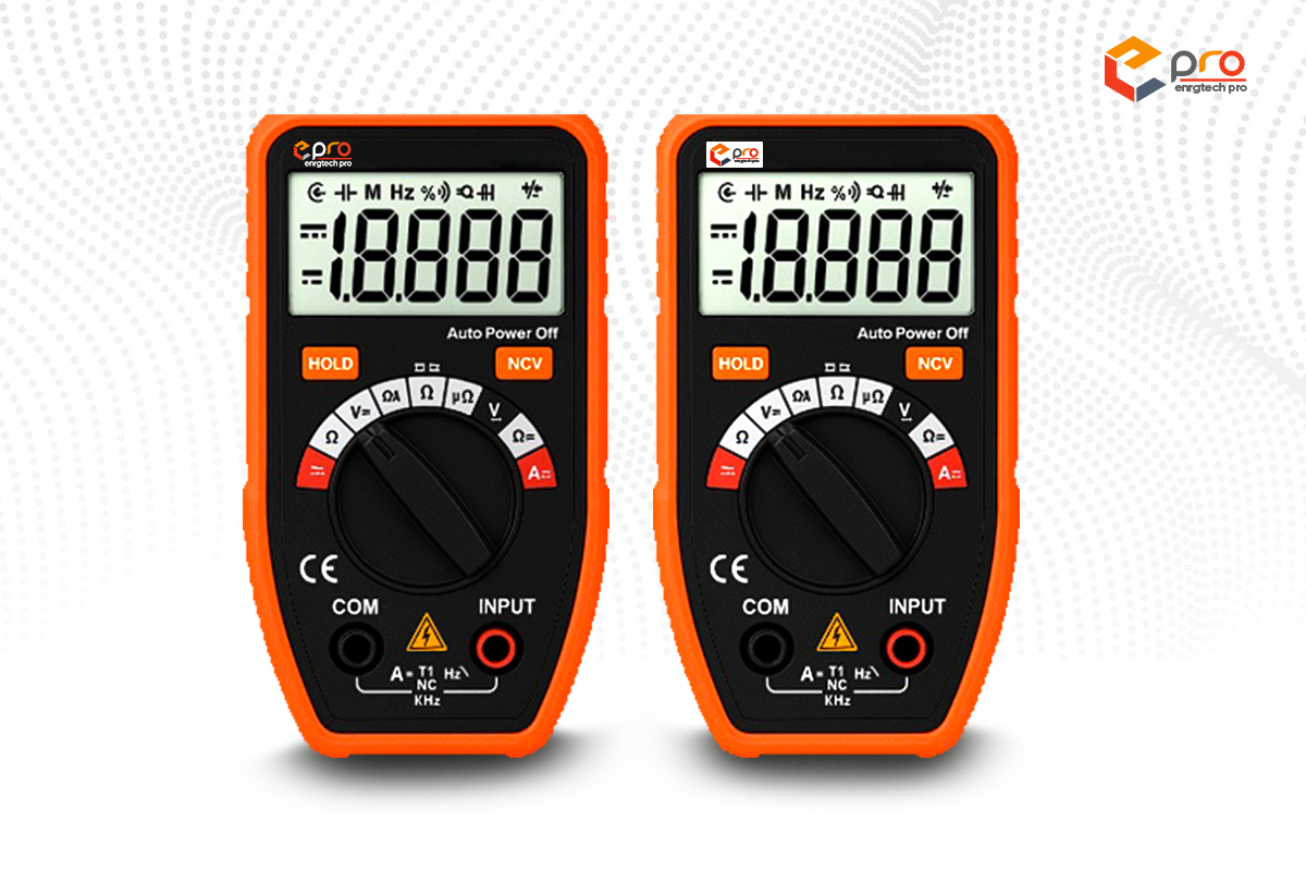 E-Pro MLTMM-4, Double Molded Pocket Multimeter, 2000 Display Counts, CAT III 600V
