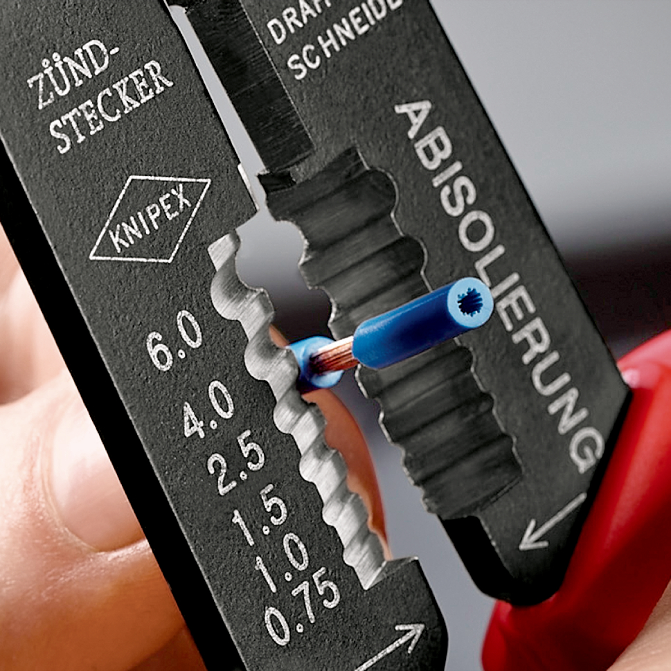 97-21-215-b Knipex 97 4 mm Crimp Tool for Uninsulated Open Barrel Terminals