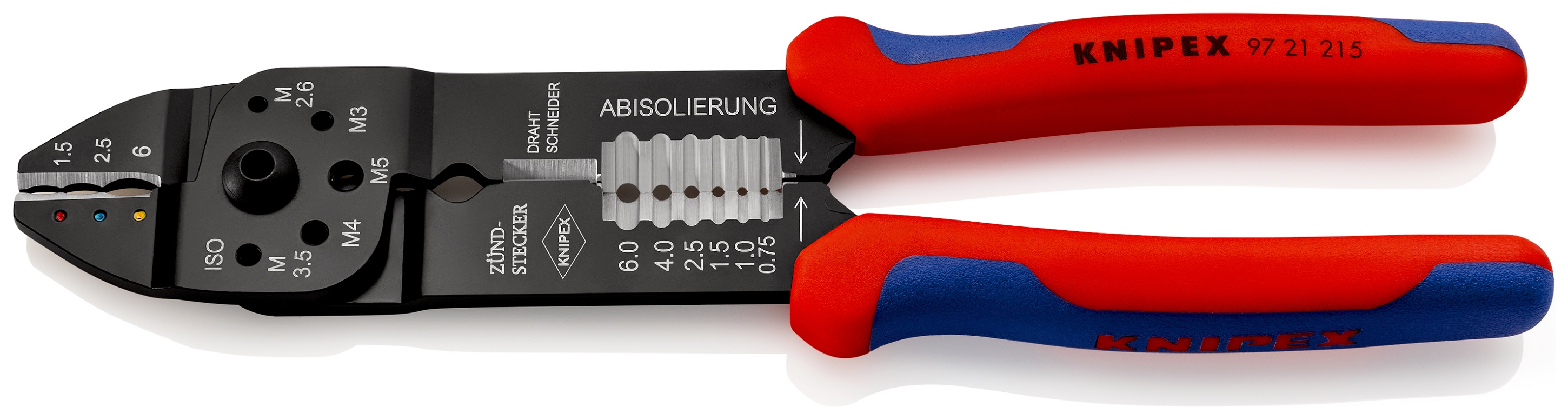 Knipex 97 4 mm Crimp Tool for Insulated Terminals
