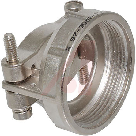 Amphenol Industrial, 97Size 28 Straight Cable Clamp Strain Relief, For Use With Jacketed Cable, Wires Protected by