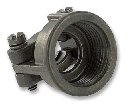 97-3057-1016 Amphenol Industrial, 97Size 28 Straight Cable Clamp Strain Relief, For Use With Jacketed Cable, Wires Protected by