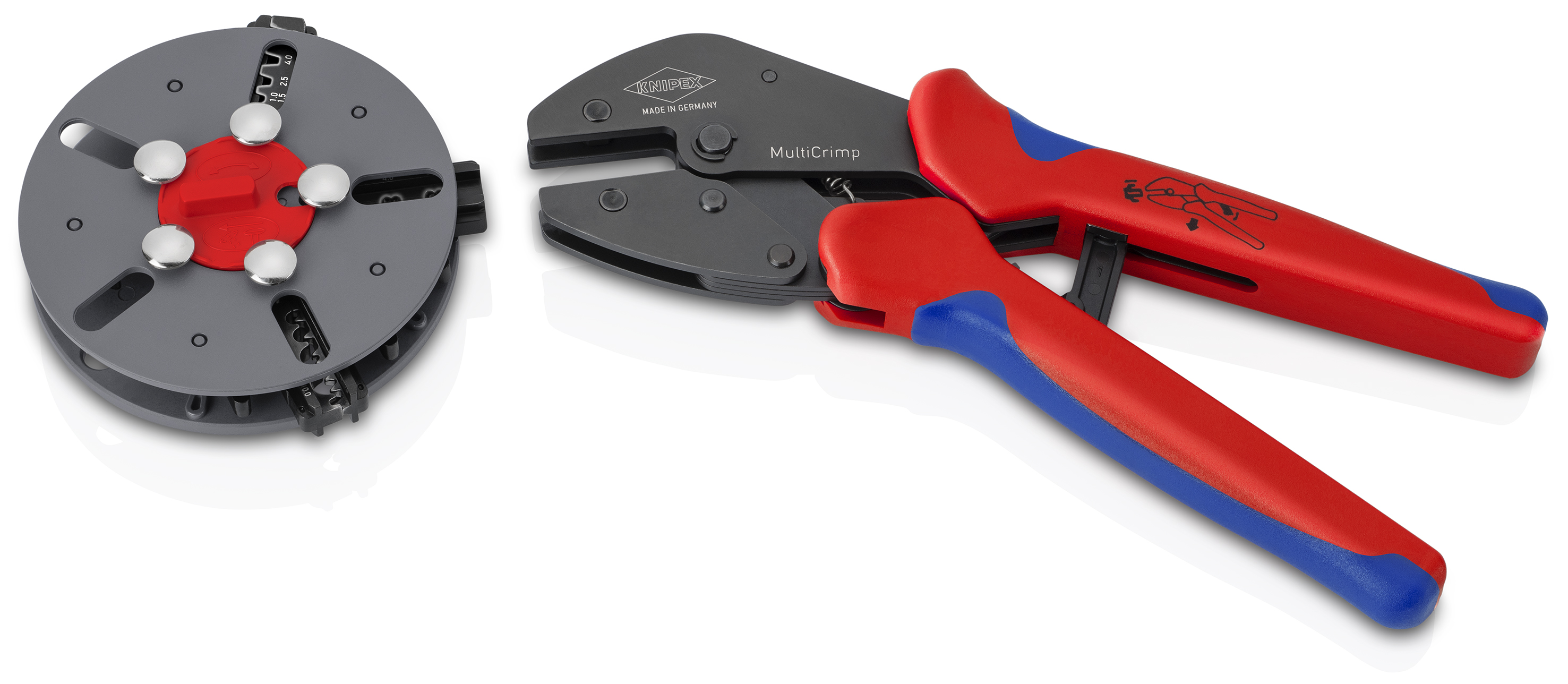Knipex MultiCrimp Crimping Plier Ferrule Magazine for Uninsulated Cable Connectors