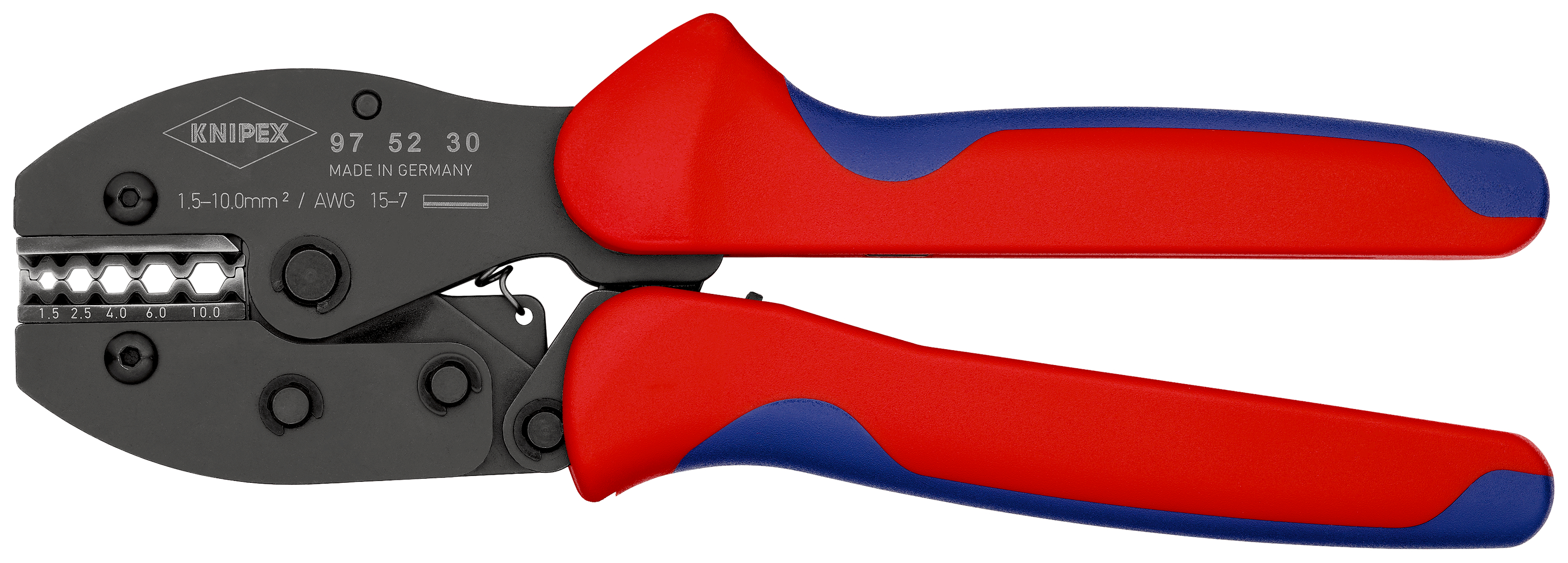 Knipex PreciForce Crimp Tool Crimp Tool for Uninsulated Butt Splices