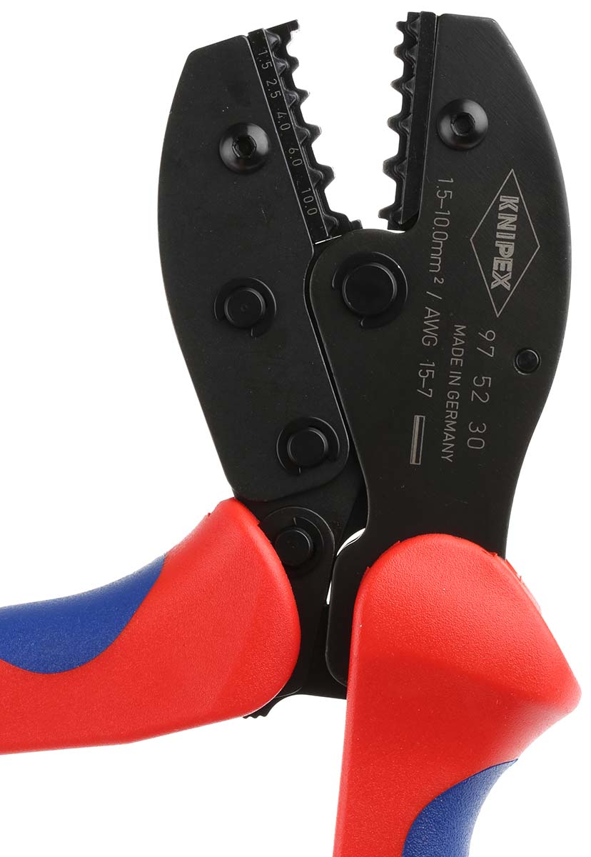 97-52-30 Knipex PreciForce Crimp Tool Crimp Tool for Uninsulated Butt Splices