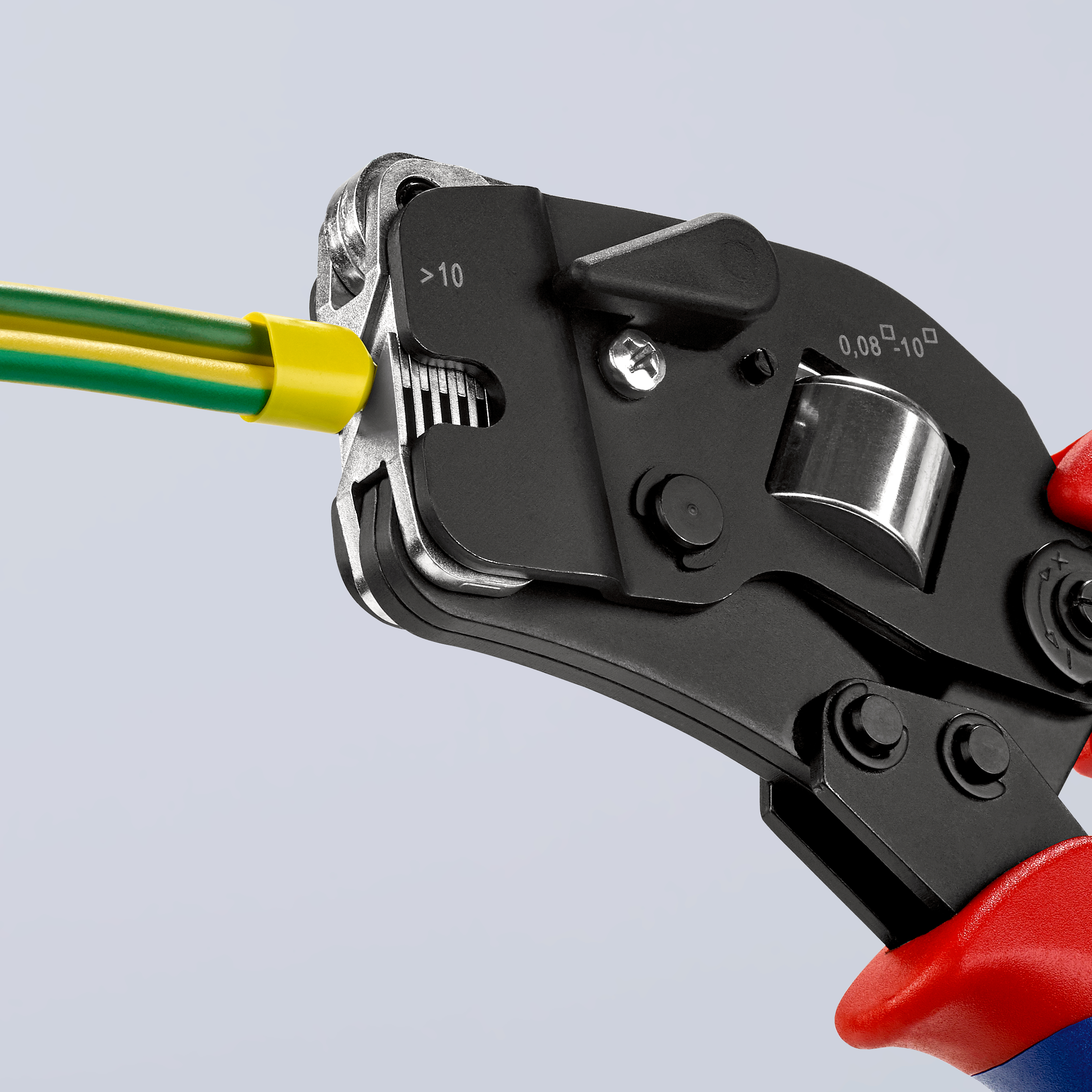97-53-09 Knipex 97 53 09 0.08 - 10.0 and 16.0 mm² Crimp Tool Crimp Tool for Bootlace Ferrule