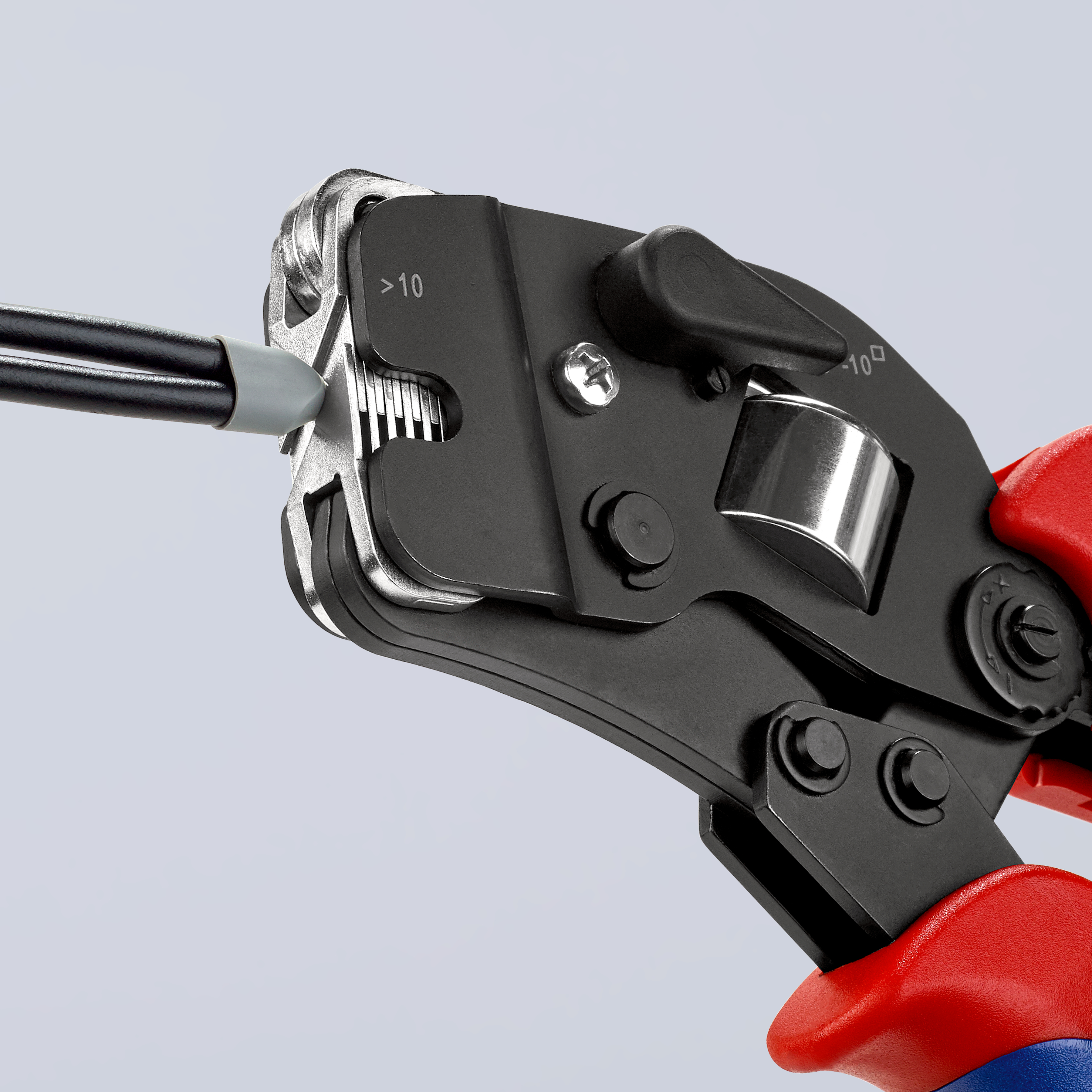 97-53-09 Knipex 97 53 09 0.08 - 10.0 and 16.0 mm² Crimp Tool Crimp Tool for Bootlace Ferrule