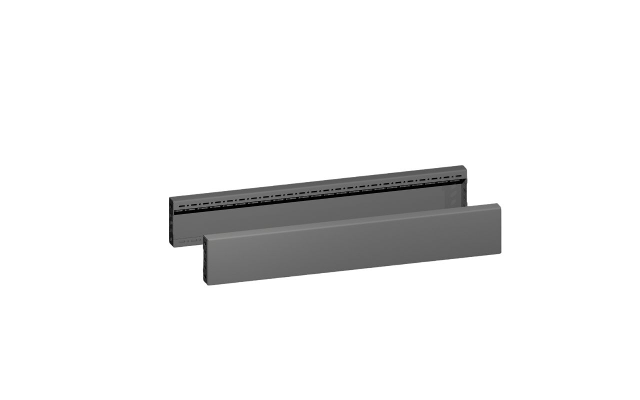 8660034 Rittal Front Trim Kit Base/Plinth Trim Panel for Use with VX Base/Plinth System