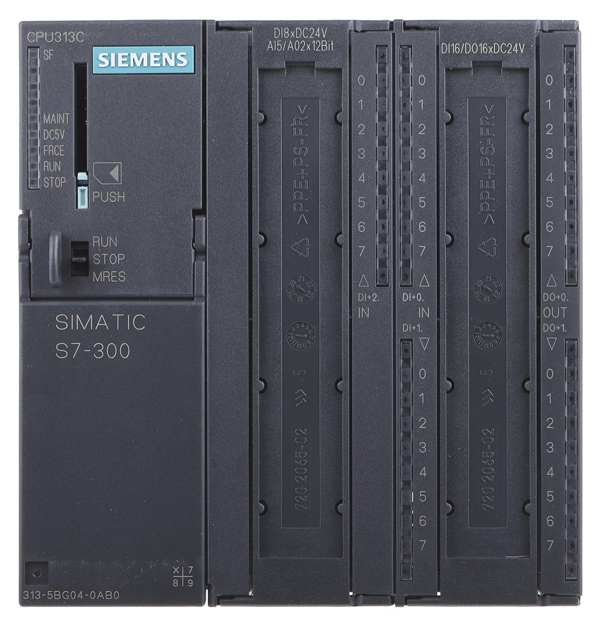 Siemens SIMATIC S7-300 Series PLC CPU for Use with SIMATIC S7-300 Series, 24 V dc Supply, Analogue, Digital Output, 28