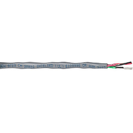 Belden 9729NH Series Data Cable, 2 Pairs, 0.23 mm², 304 m, Silver Sheath Low Smoke Zero Halogen