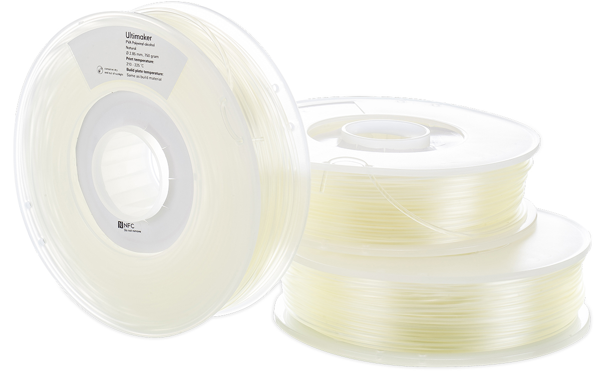 9731 Ultimaker 2.85 mm Natural Polyvinyl Chloride 3D Printer Filament, 750 g