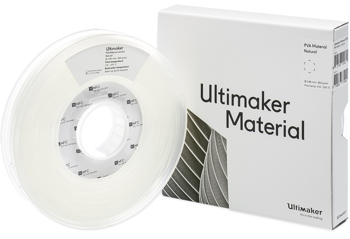 9732 Ultimaker 2.85 mm Natural Polyvinyl Chloride 3D Printer Filament, 350 g