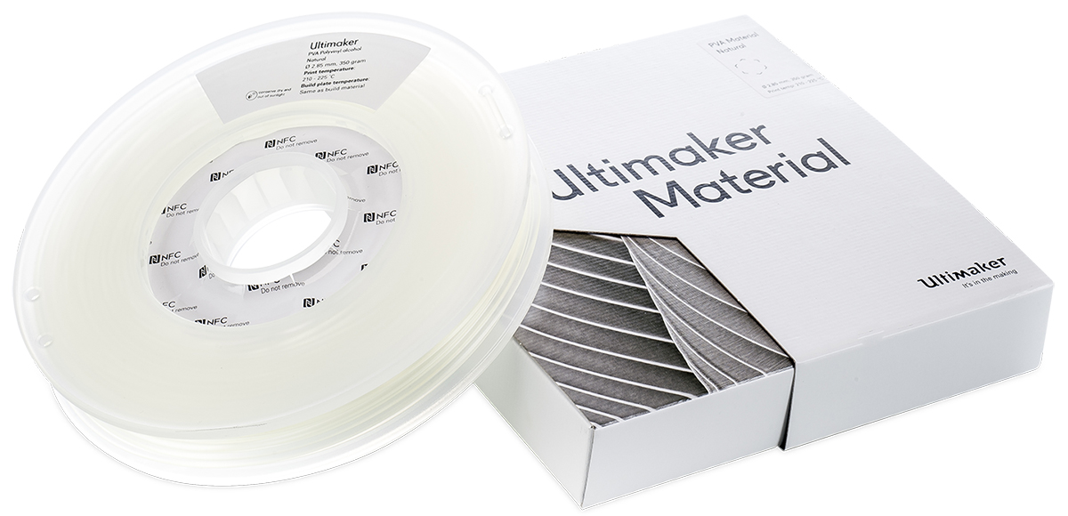 9732 Ultimaker 2.85 mm Natural Polyvinyl Chloride 3D Printer Filament, 350 g