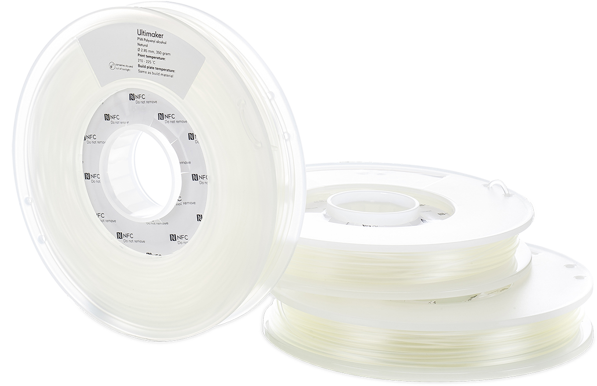 9732 Ultimaker 2.85 mm Natural Polyvinyl Chloride 3D Printer Filament, 350 g