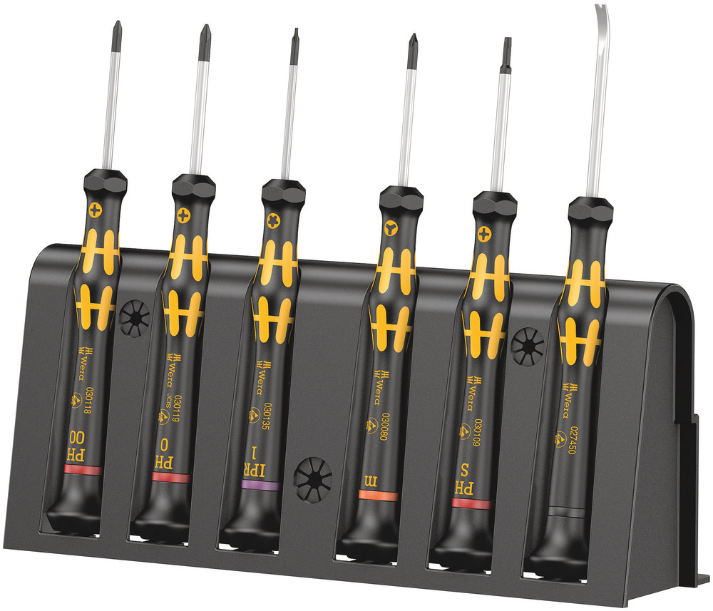 Wera Phillips; Torx Precision Screwdriver Set, 6-Piece
