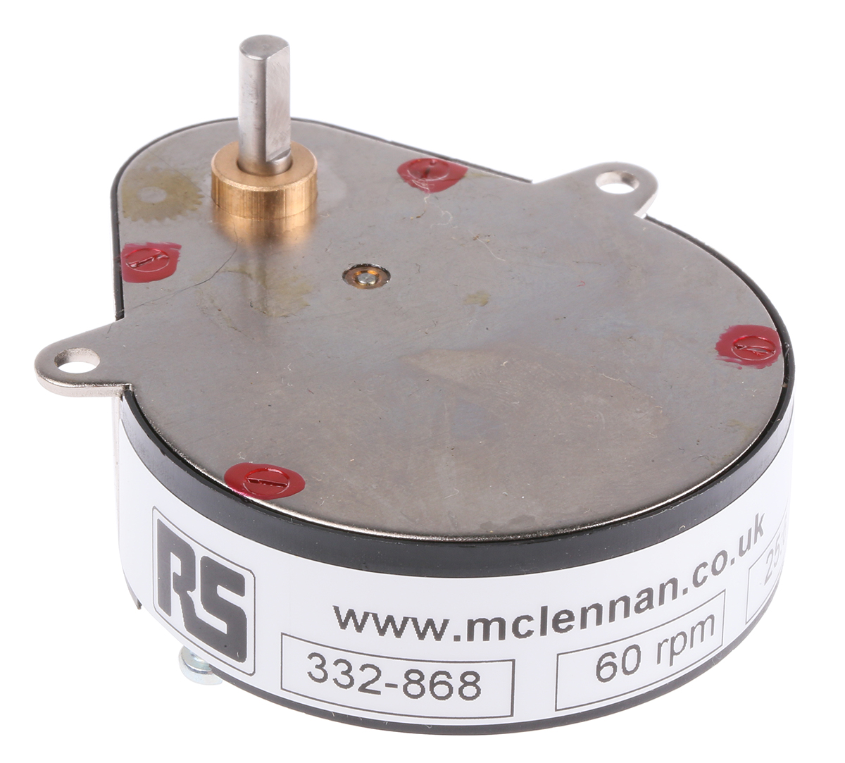 p5-g01l82 McLennan Servo Supplies Ovoid Gearbox, 25:6 Gear Ratio, 0.2 Nm Maximum Torque, 1200rpm Maximum Speed