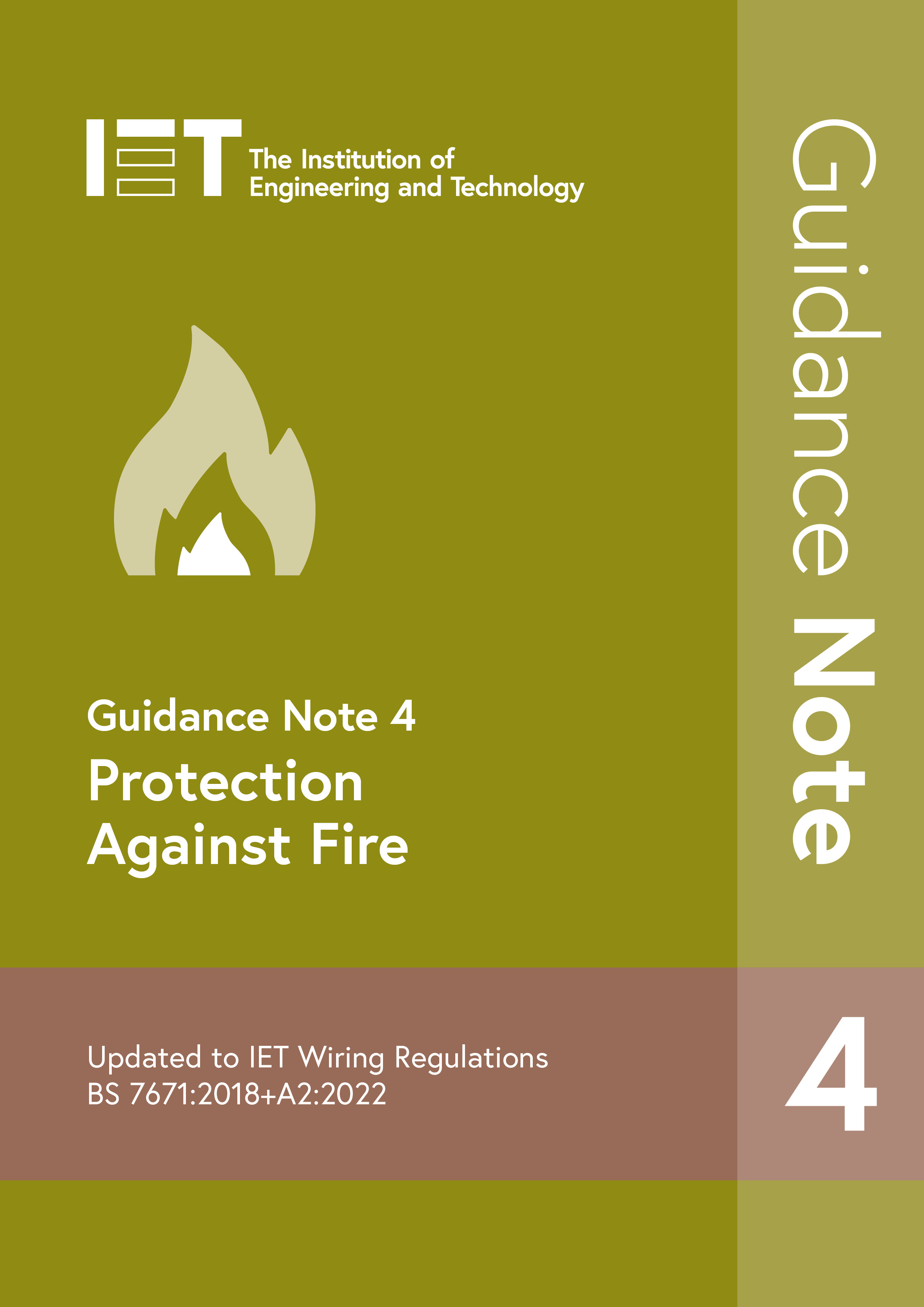 IET Guidance Note 4: Protection Against Fire, 9th edition 2022