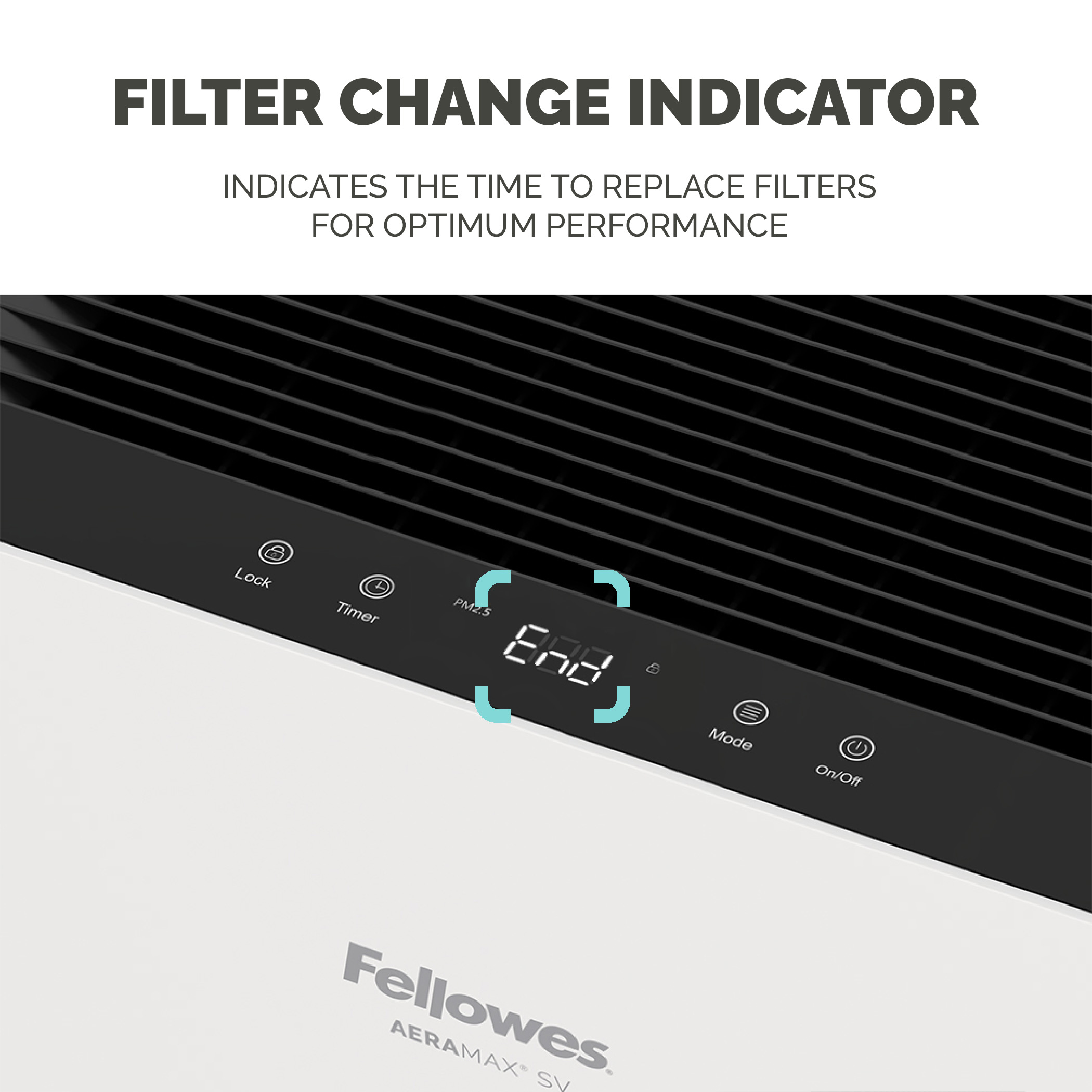 9799601 Fellowes HEPA Air Purifier, 80 m², 69.5 dB