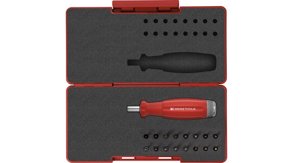PB SWISS TOOLS Digital Hex Torque Screwdriver & Bit Set, 0.4-2.0Nm, ±6 % Accuracy