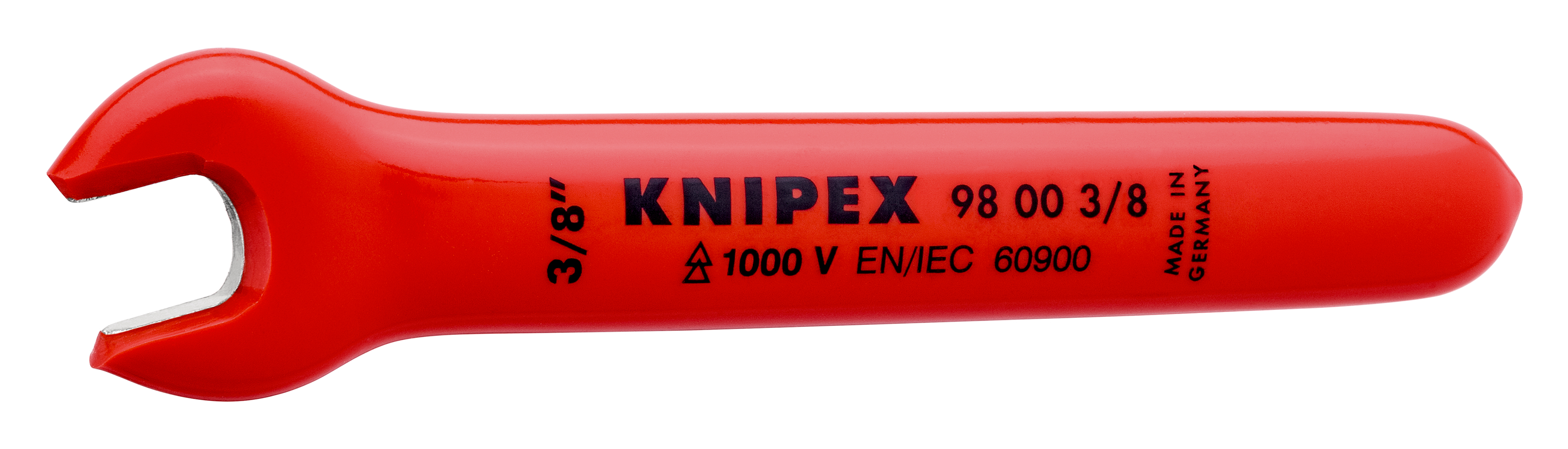 Knipex Open End Wrench, 108 mm Overall, 45872 in Jaw Capacity VDE/1000V Approved