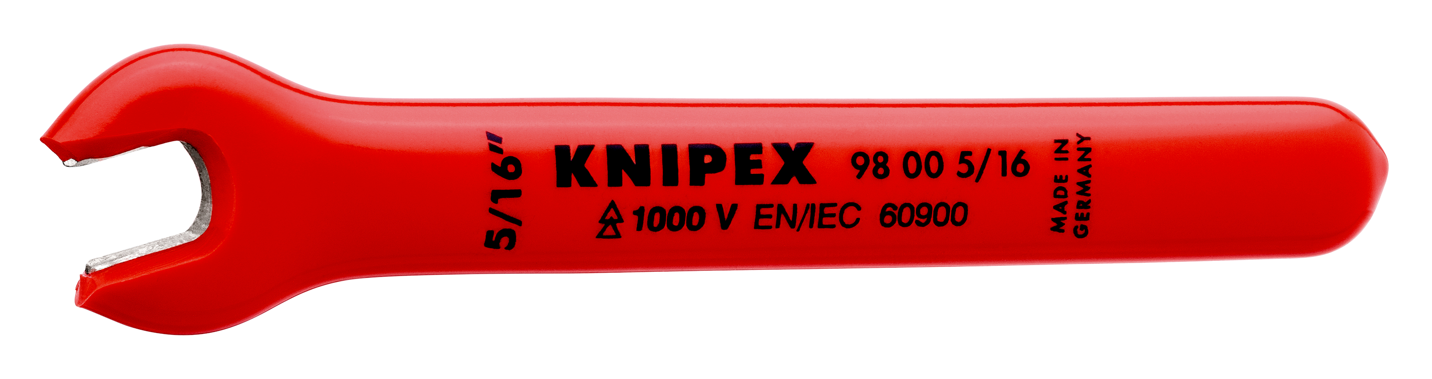 Knipex Open End Wrench, 108 mm Overall, 42491 in Jaw Capacity VDE/1000V Approved
