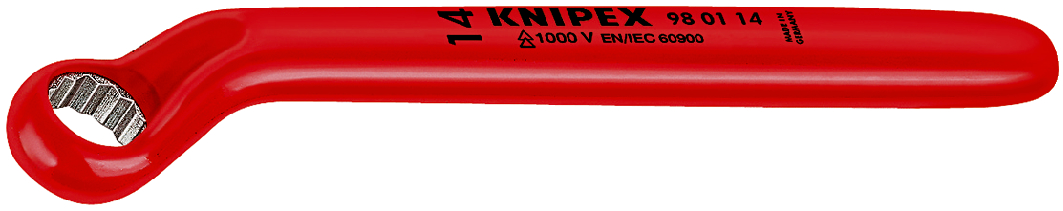 Knipex Box Wrench, 185 mm Overall, 13 mm Jaw Capacity VDE/1000V Approved