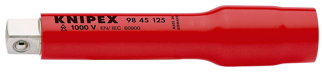 Knipex 1/2 in Square Extension Bar, 125 mm Overall