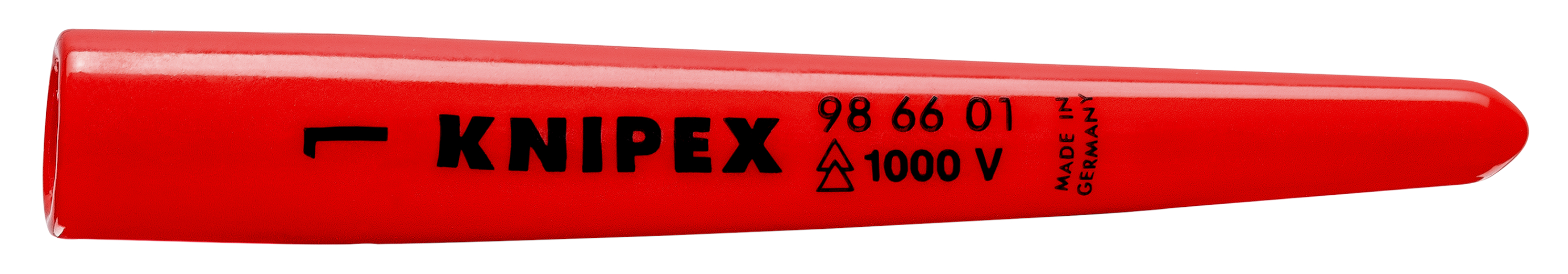 Knipex 80 mm Red Cable Cover in Plastic, 10 mm ID