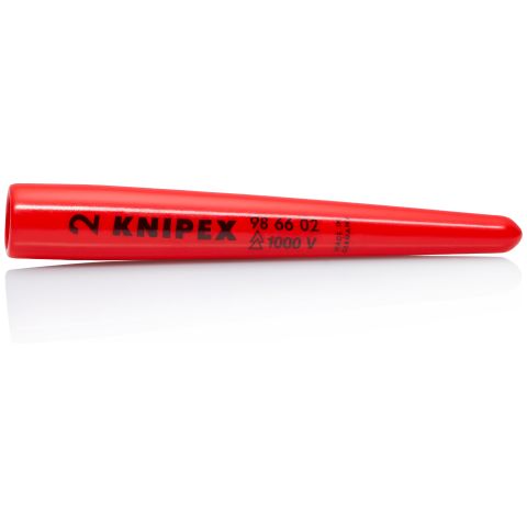 98-66-02 Knipex 80 mm Red Cable Cover in Plastic, 10 mm ID