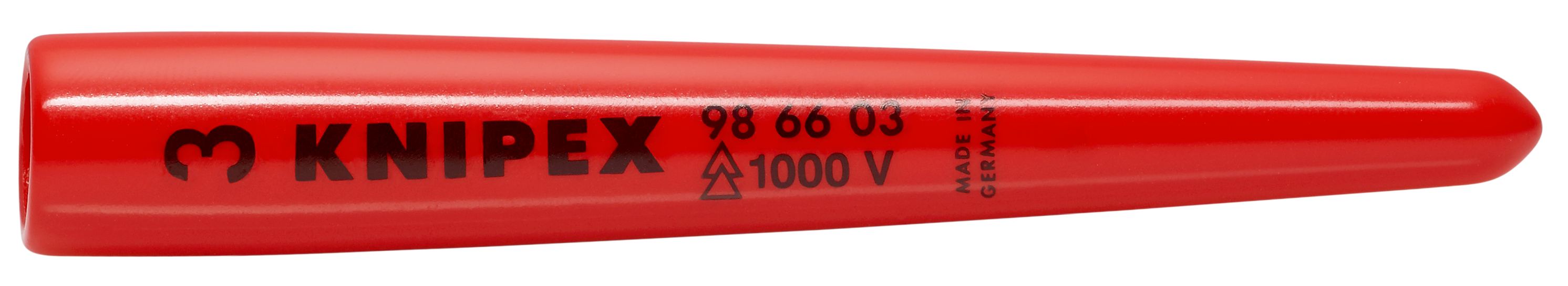 Knipex 80 mm Red Cable Cover in Plastic, 10 mm ID