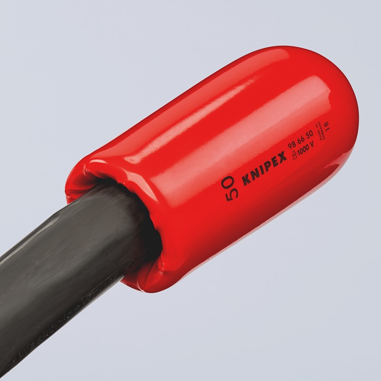 98-66-50 Knipex 135 mm Red, Black Cable Cover in Plastic, 50 mm ID