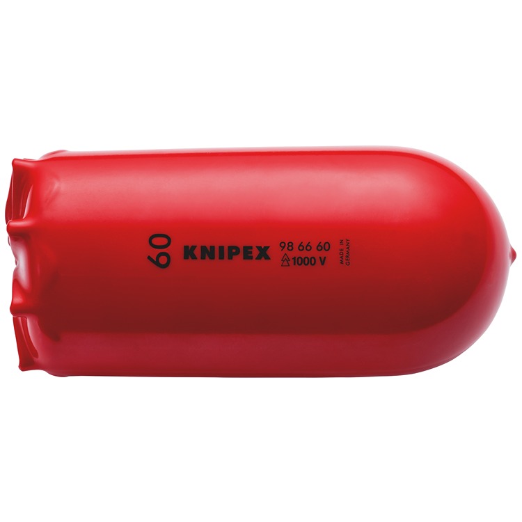 98-66-60 Knipex 140 mm Red, Black Cable Cover in Plastic, 60 mm ID
