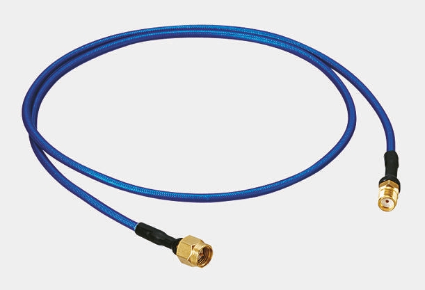 Yuetsu SMA Series, 1.5 m, RF Coaxial Coaxial Cable 50 Ω, Black, Terminated