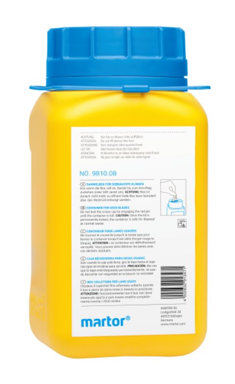 MARTOR Plastic Storage Bin x 105 mm x 210 mm, Yellow