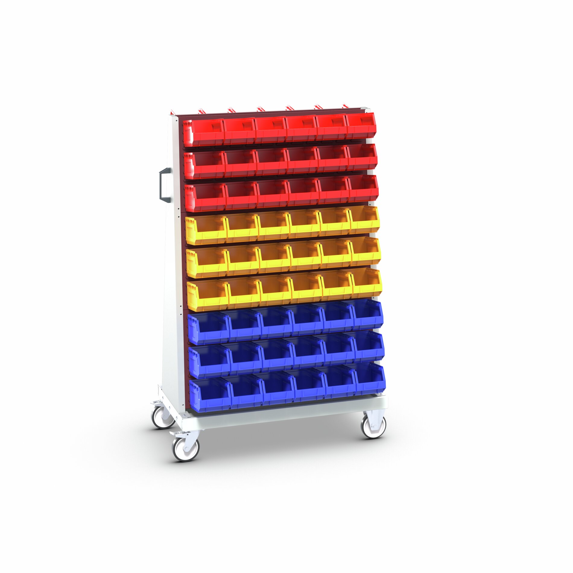Bott Steel Louvred Panel Trolley, 1000 x 650 x 1600mm
