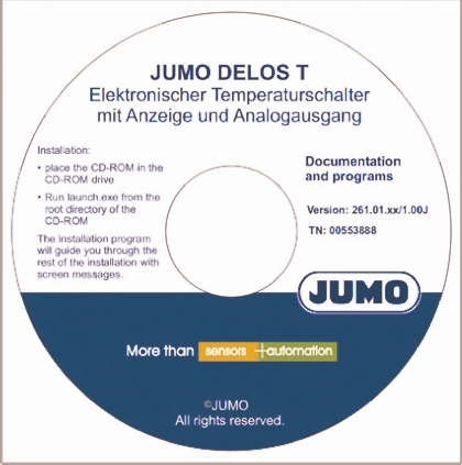 Jumo Setup-Programm Dtrans T 100 Software