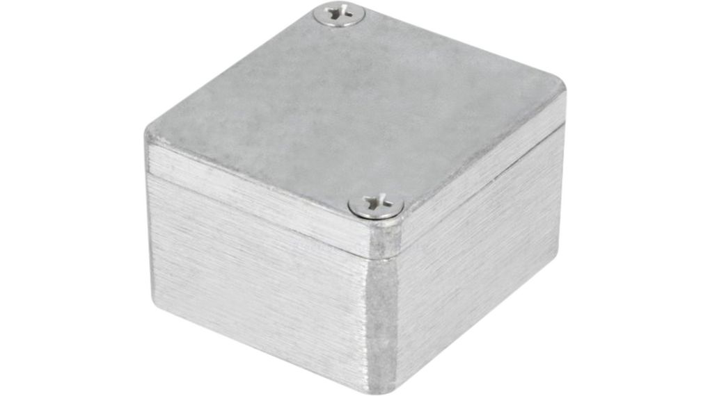 RND RND 455 Series Aluminium Aluminium General Purpose Enclosure, IP65, Aluminium Lid, 50 x 45 x 30mm