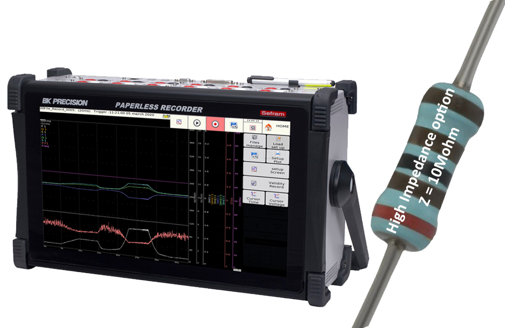 Sefram Data Acquisition for Use with Sefram 8460, DAS1700 High Impedance Option