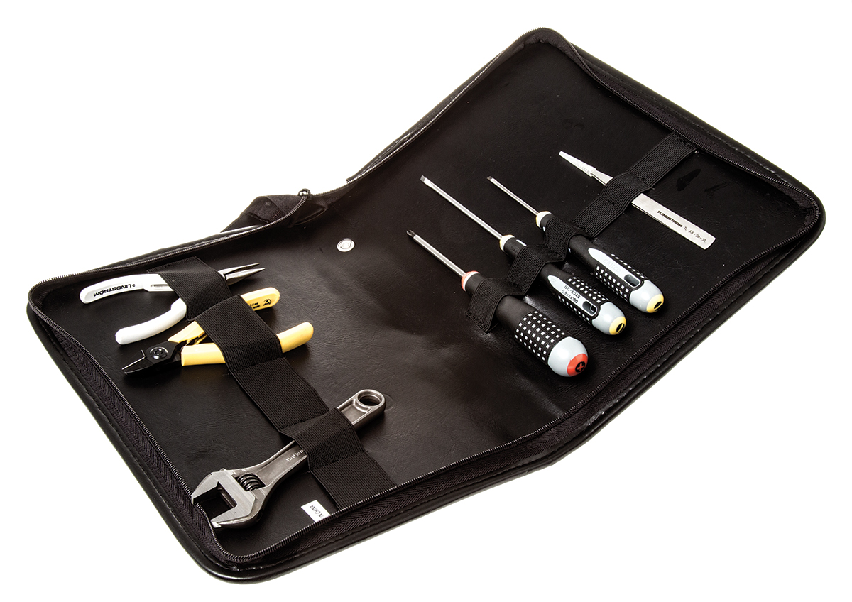 Lindstrom 8 Piece Electronics Tool Kit with Zipper wallet