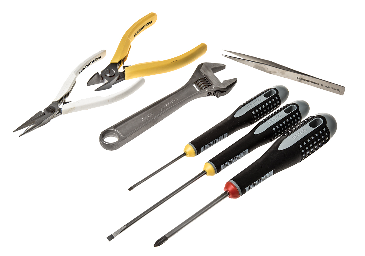 9848 Lindstrom 8 Piece Electronics Tool Kit with Zipper wallet