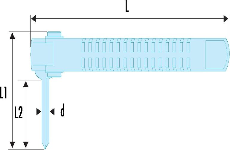 985764 Facom 140 mm Prong Length, Cable Sleeve Tool Sleeve Cutter