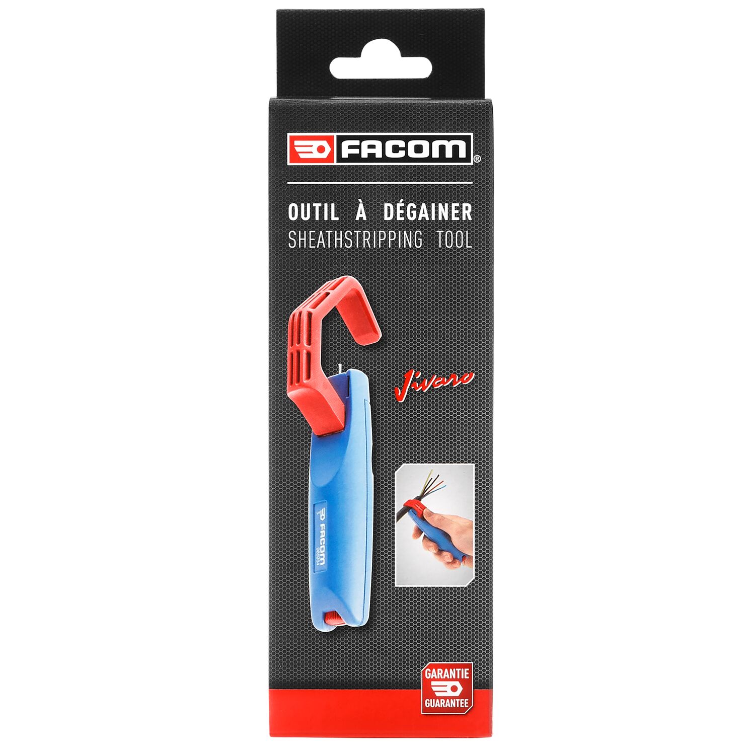 Facom 985956PB Series Sheath Stripper Wire Stripper, 28 mm