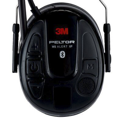 7100147224 3M PELTOR WS Alert XP Wireless Ear Shells with Helmet Attachment, 30dB, Noise Cancelling Microphone